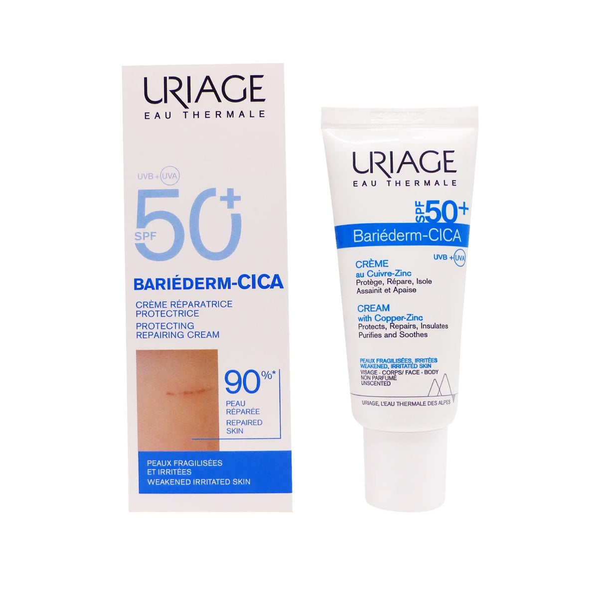 Uriage Bariederm-Cica Repairing Cream Spf50+ 40ml
